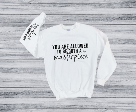 "You Are Allowed" Fleece Sweatshirt