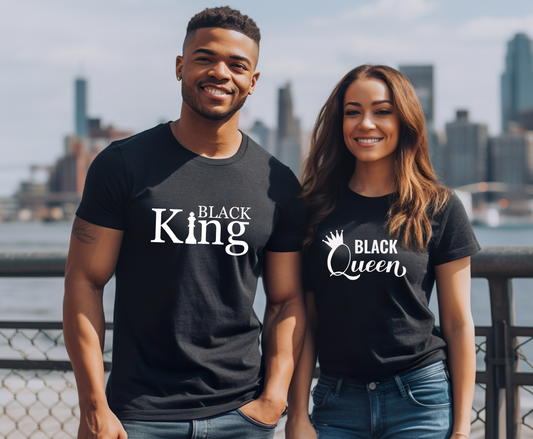 "Black King and Queen" T-Shirt Bundle