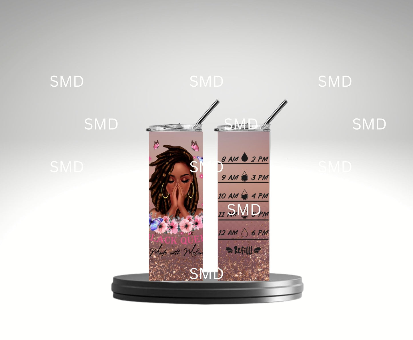 20 oz Loc'd Queen Tumbler